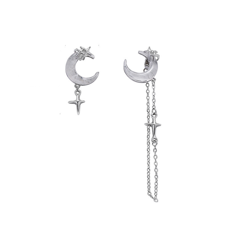 Moonlight Asymmetric Earrings