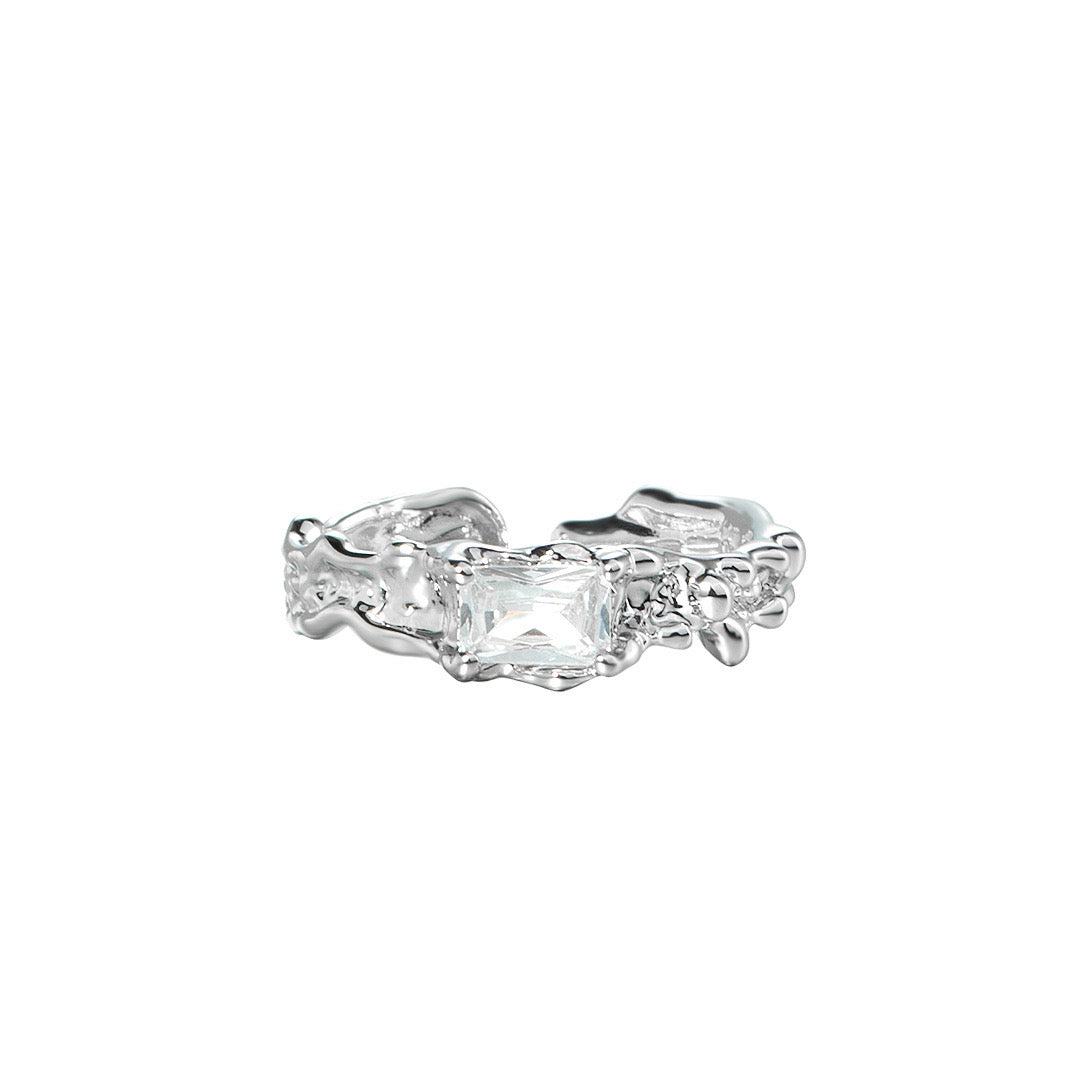 White Zirconia Ring