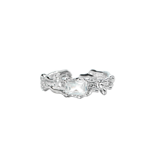 White Zirconia Ring